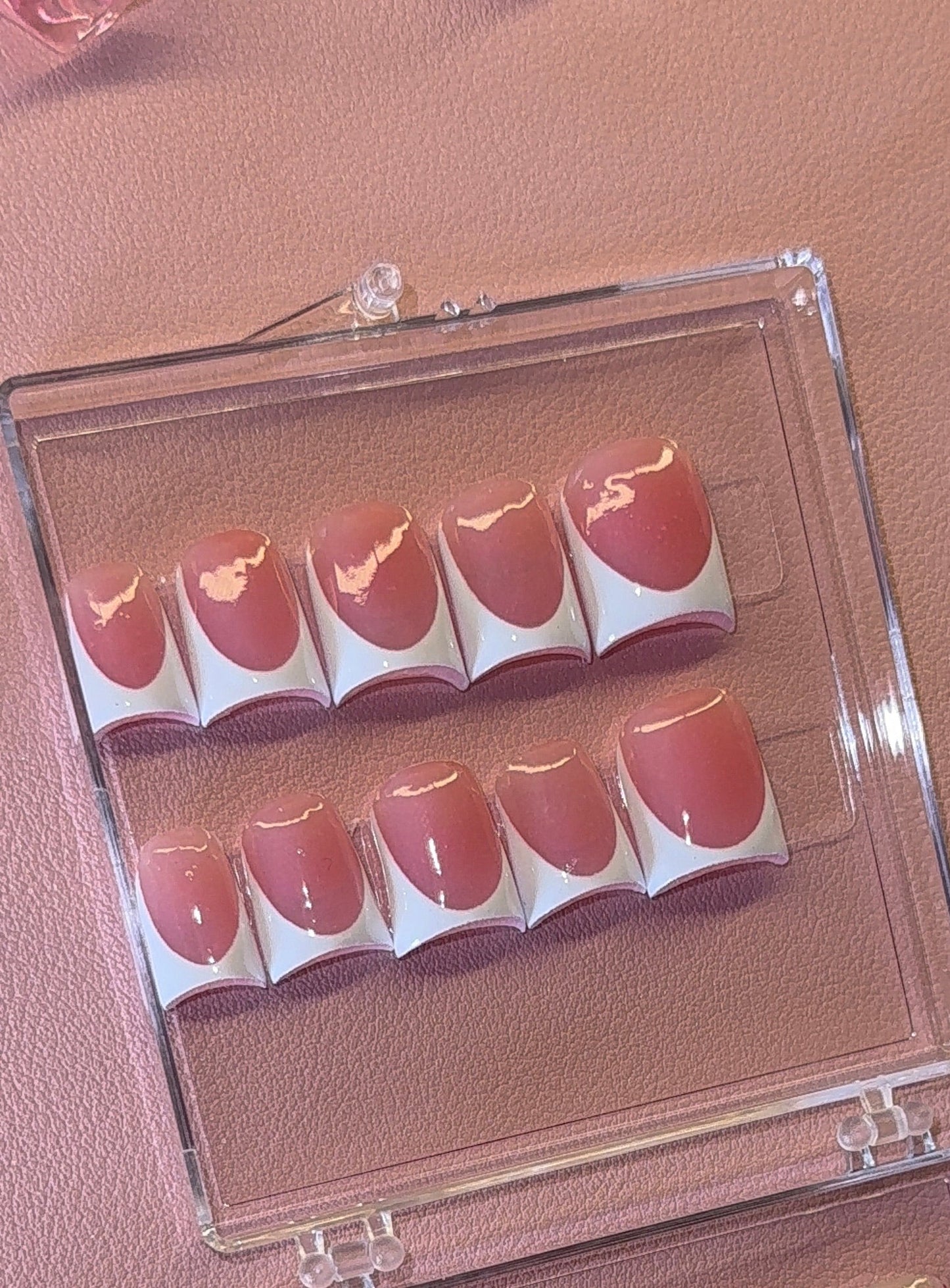 All White FrenchTips Duckies