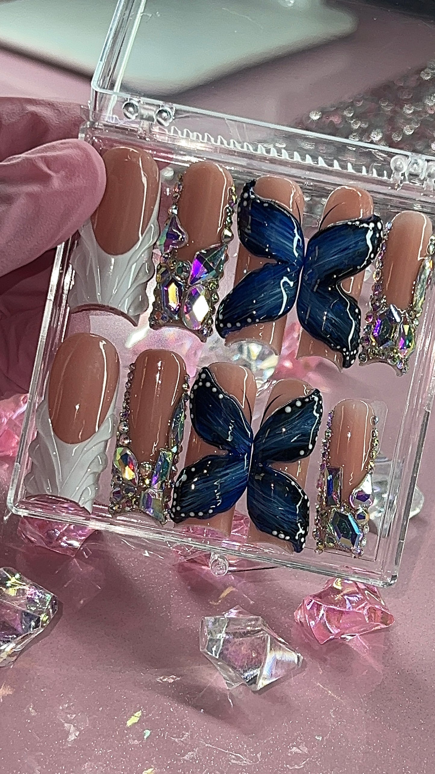 Long 3D butterfly x Glam🦋 (Small)