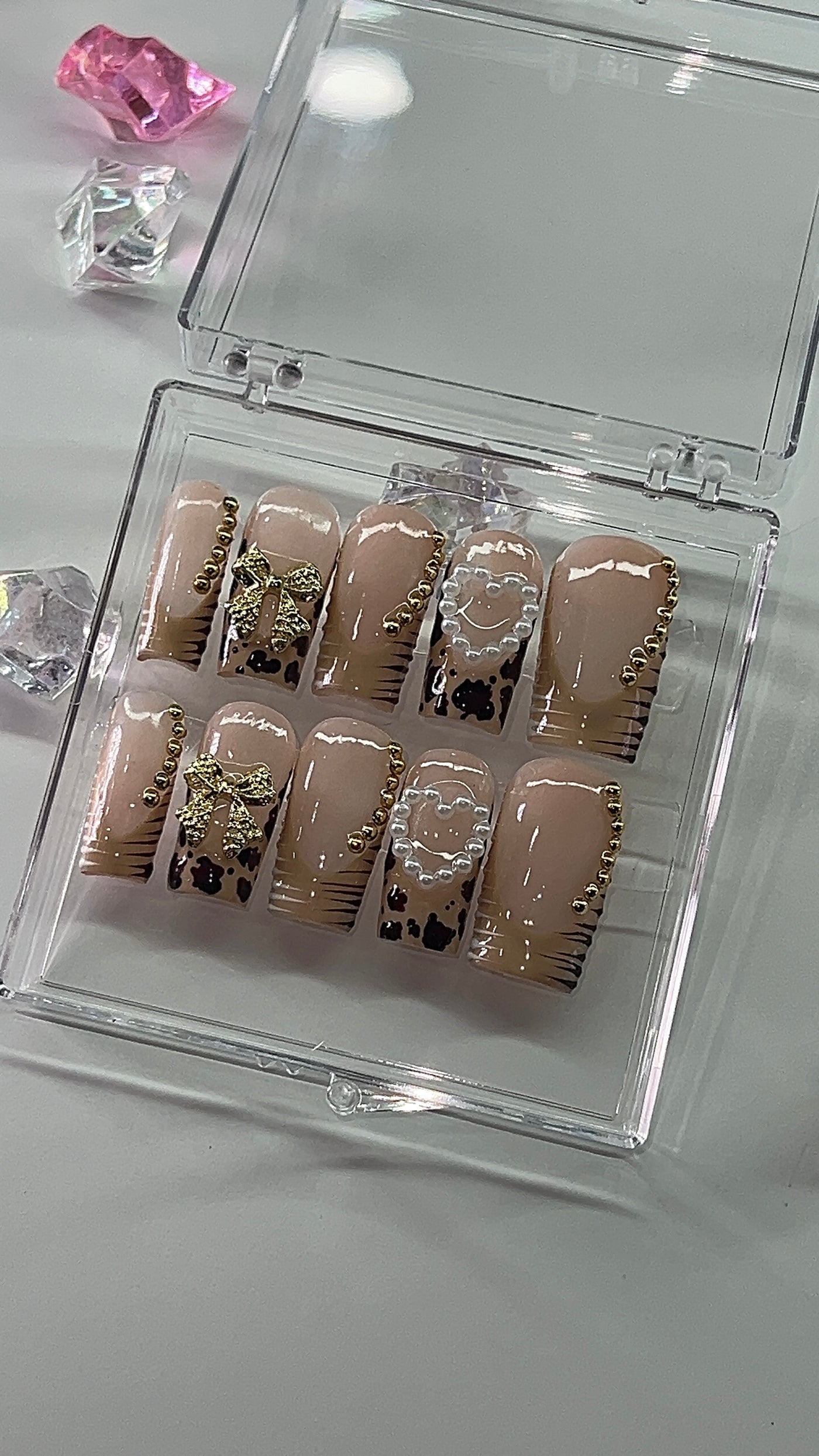 Brown vs Tan Medium Nails