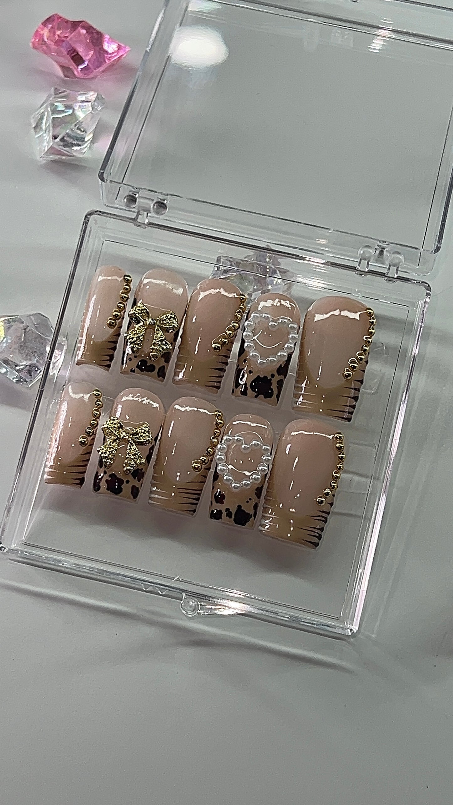 Brown vs Tan Medium Nails