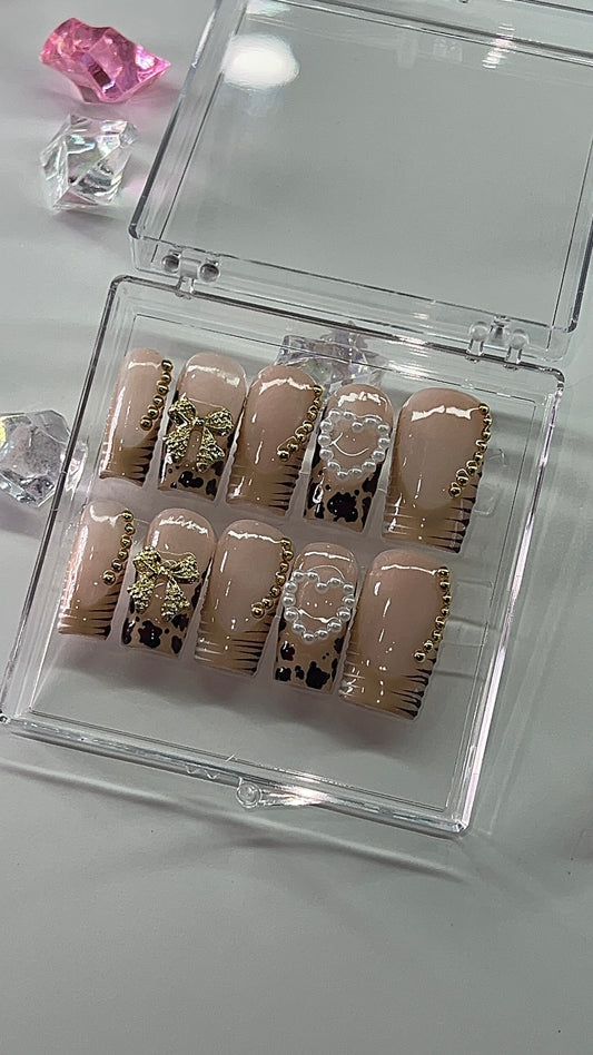 Brown vs Tan Medium Nails